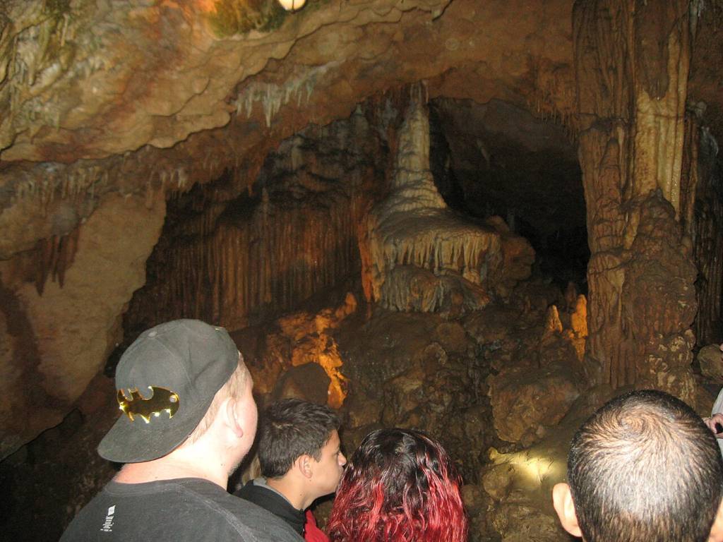 Inside the caves at Florida Caverns State Park