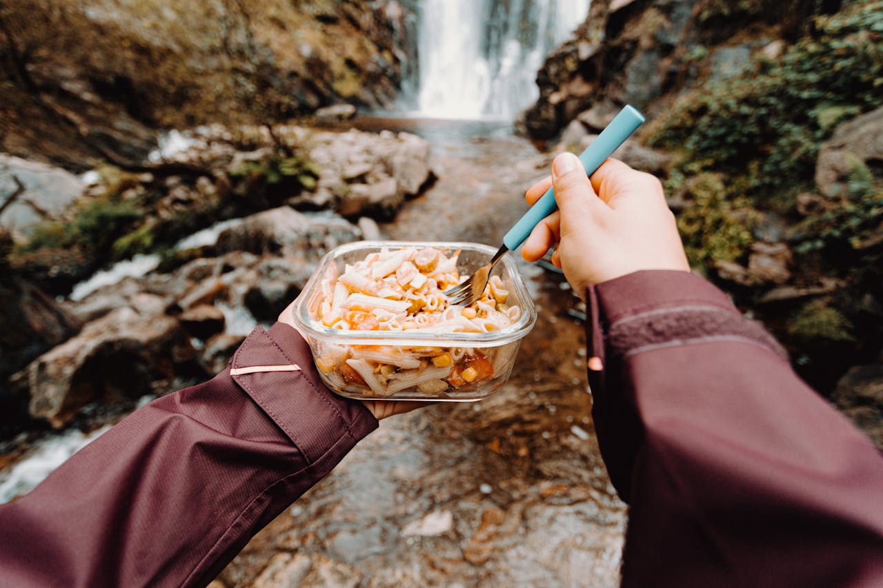 Backpacking lunch