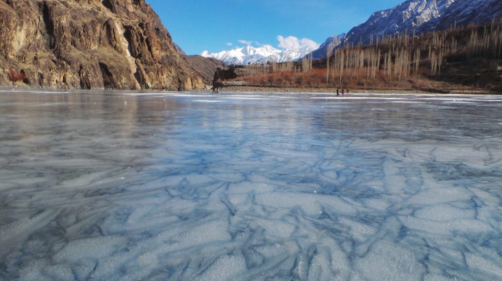 Frozen Khalt Lake Gupis