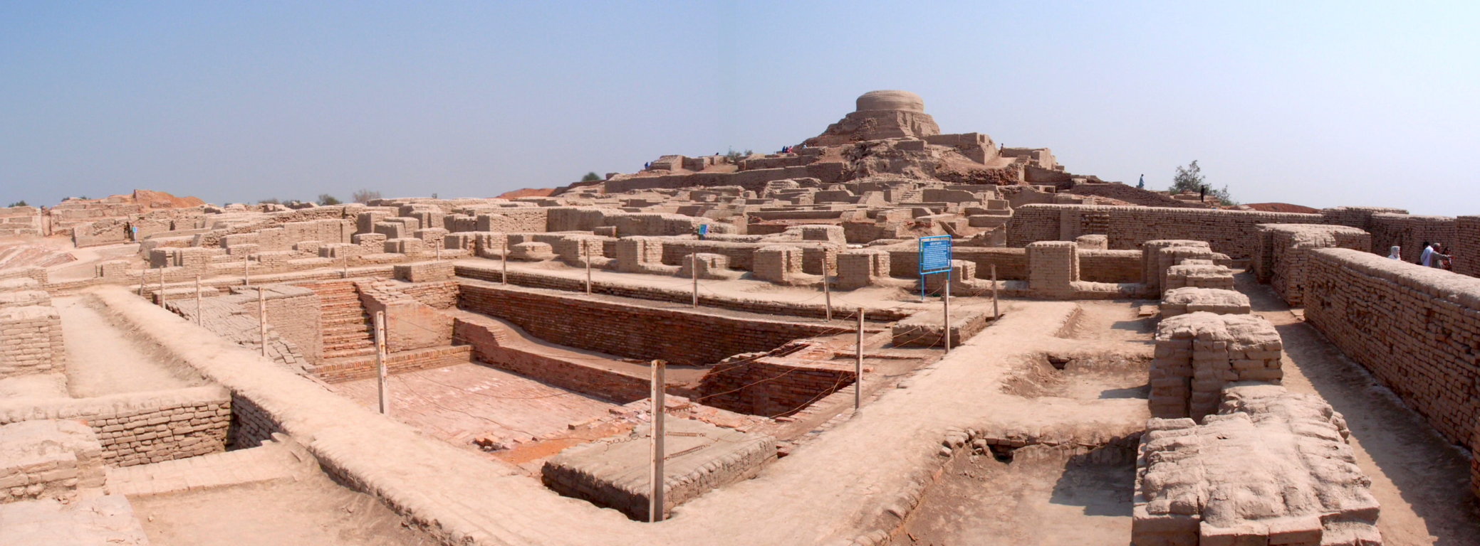 Panoramic view of Mohenjodaro