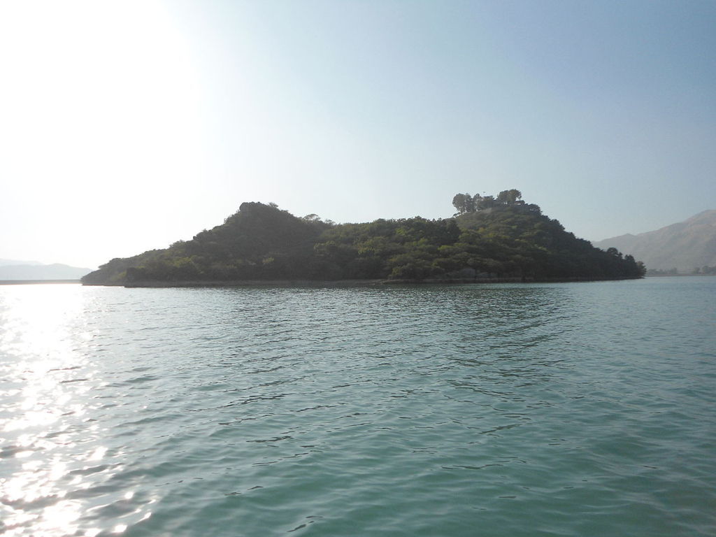 Island at Khanpur Dam
