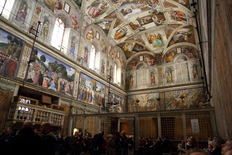 Sistine Chapel North and East Walls