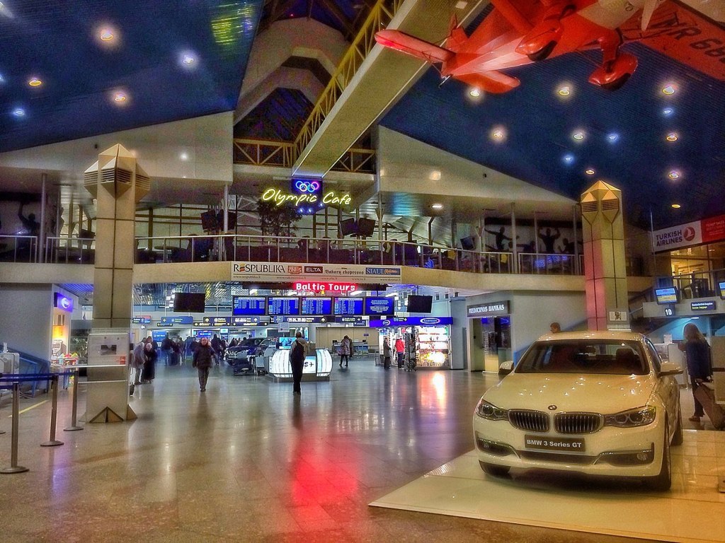 Vilnius Airport, Lithuania inside