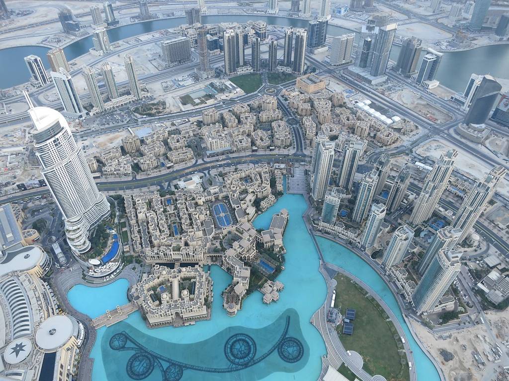 Dubai Fountain from Burj Khalifa