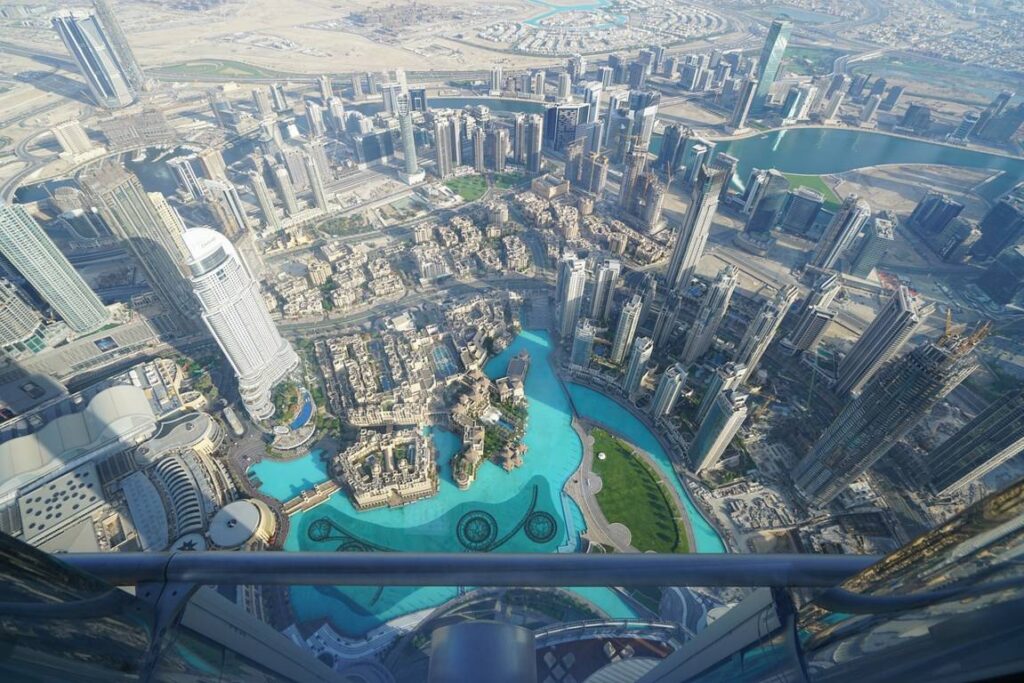 Dubai Down Town from Burj Khalifa
