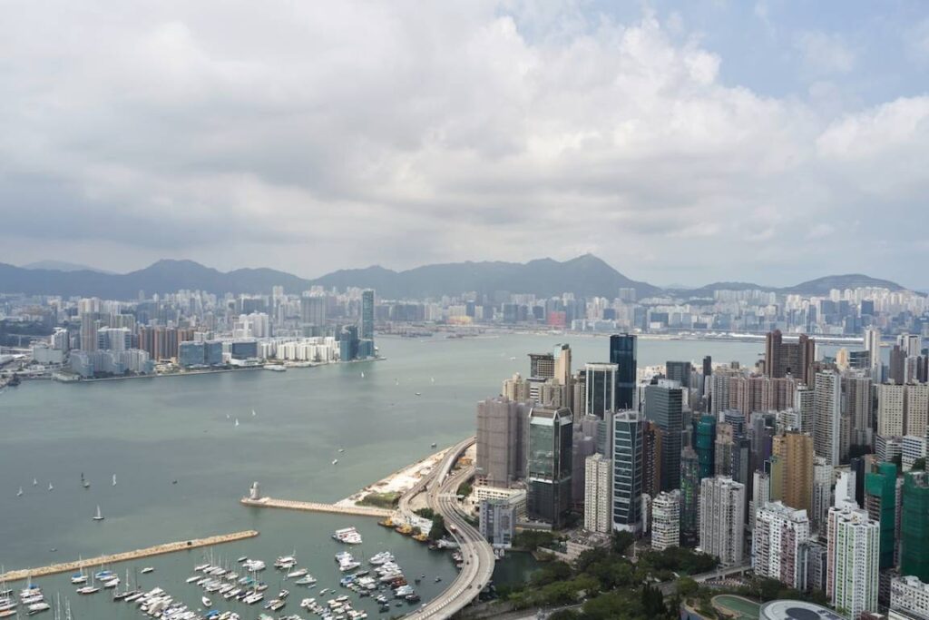 Hong Kong city Harbor