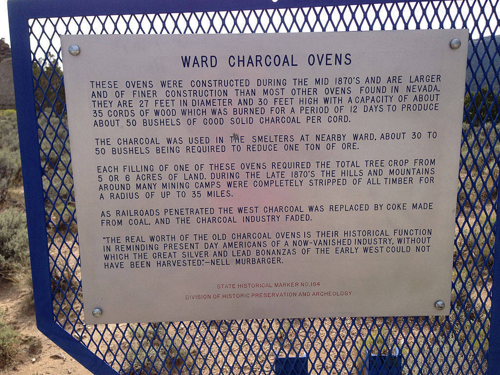History of Ward Charcoal Ovens State Historic Park