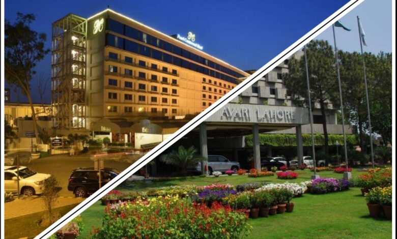 Hotels on Mall road, Lahore