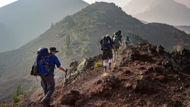 Backpacking lunch